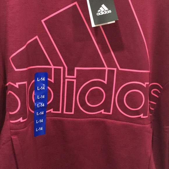 Adidas hoodie L(purple) jacket for Girls - Picture 2 of 5